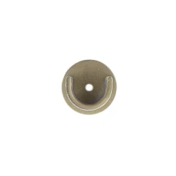 Lot de 2 naissances tringle rideau métal (D28 mm) Lino Or