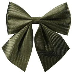 Lot de 2 Nœuds de Noël (H15 cm) London chic Vert
