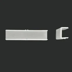 Lot de 2 raccords de rail plat