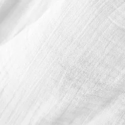 Lot de 3 serviettes gaze de coton (40 x 40 cm) Gaïa Blanc chantilly