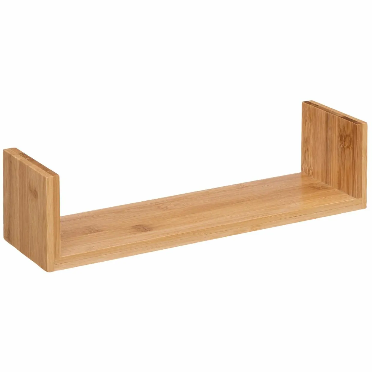 Lot de 3 étagères bambou (L22-32-42 cm) Fixy Naturel