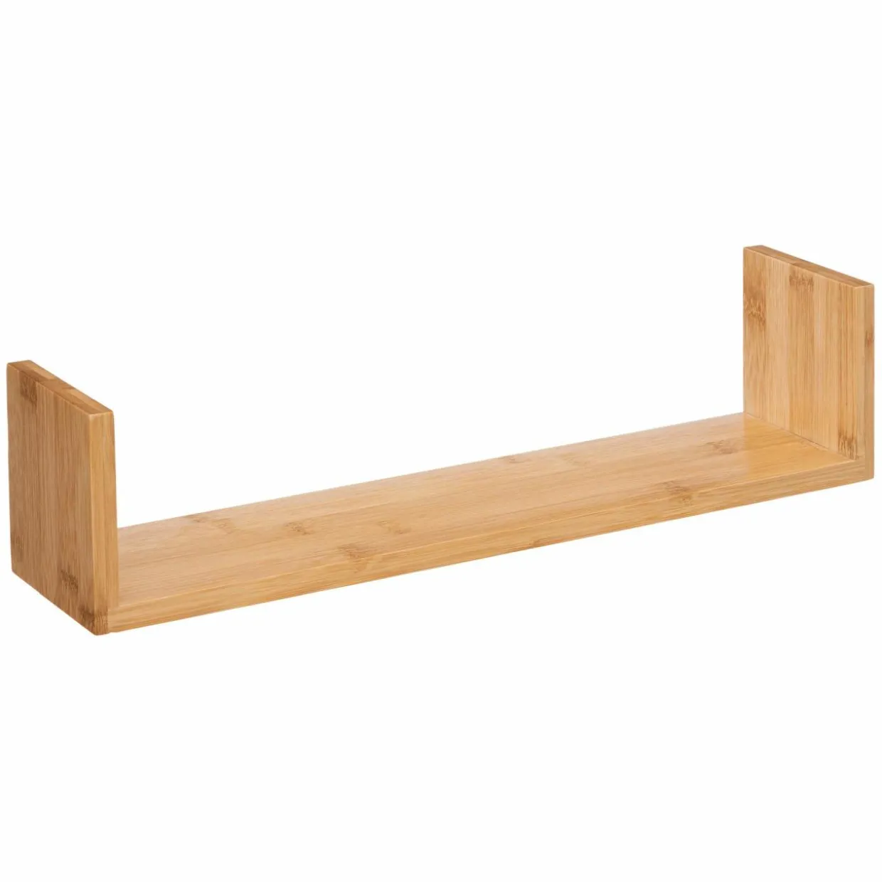 Lot de 3 étagères bambou (L22-32-42 cm) Fixy Naturel