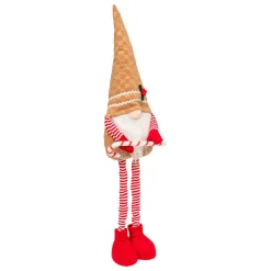 Lutin jambes téléscopiques (H80 cm) Gourmand Pain d'épices Marron clair
