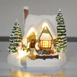 Maison de village illuminée Petit chaumière