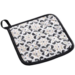 Manique en coton (19 x 19 cm) Solaris Noire