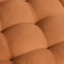 Matelas de sol gaze de coton (60 x 120 cm) Gaïa Abricot