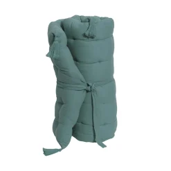 Matelas de sol gaze de coton (60 x 120 cm) Gaïa Bleu canard