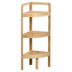 Meuble d'angle 3 étagères (H85 cm) Anako Naturel