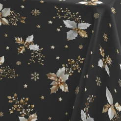 Nappe de Noël rectangulaire (150 x 300 cm) Guido Gris anthracite