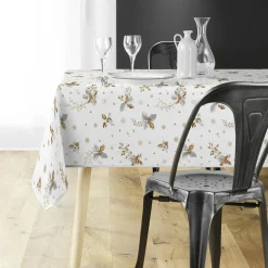 Nappe de Noël rectangulaire (150 x 300 cm) Guido Blanc