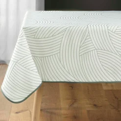 Nappe rectangulaire anti tache (150 x 240 cm) Linea Blanche