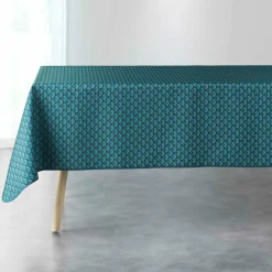 Nappe rectangulaire anti tache (150 x 240 cm) Artchic Bleue