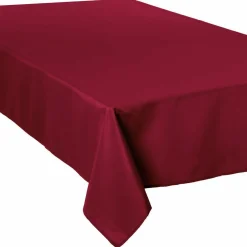 Nappe rectangulaire anti tache (150 x 300 cm) Lina Rouge bordeaux