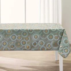 Nappe rectangulaire antitache (145 x 240 cm) Eclipse Vert Sauge