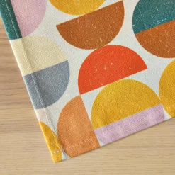 Nappe rectangulaire coton enduit (150 x 350 cm) Brooklyn Multicolore