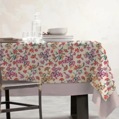 Nappe rectangulaire coton enduit (150 x 250 cm) Margot Multicolore