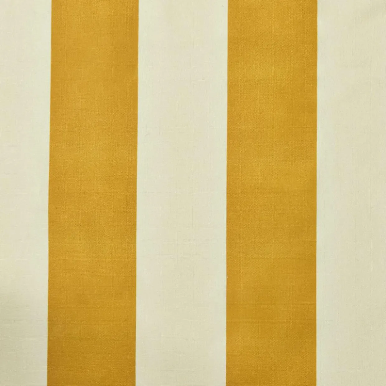 Nappe rectangulaire coton enduit (150 x 250 cm) Clementine Jaune moutarde