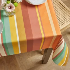 Nappe rectangulaire coton enduit (150 x 250 cm) Ajaccio Multicolore