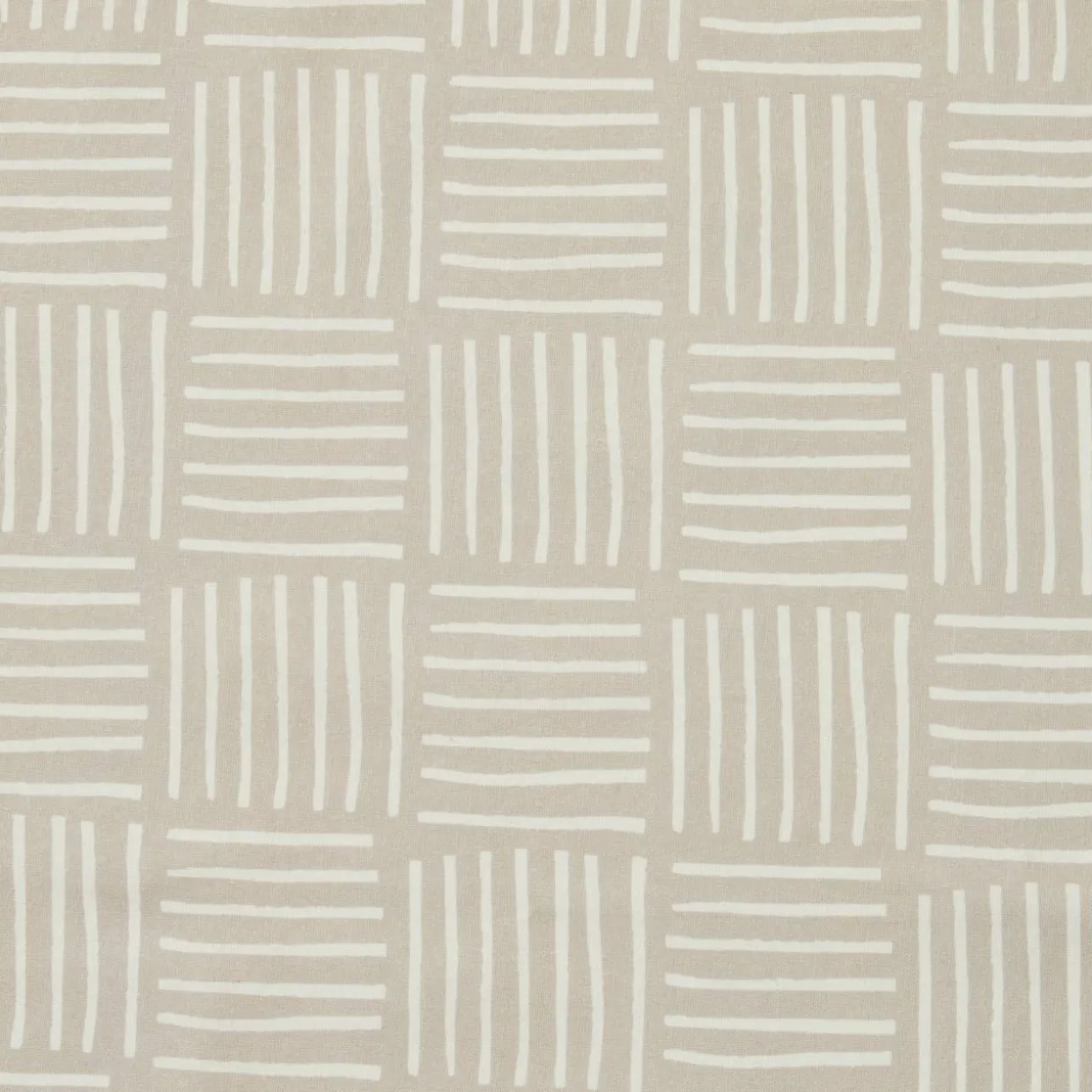 Nappe rectangulaire coton enduit (150 x 350 cm) Paolo Beige