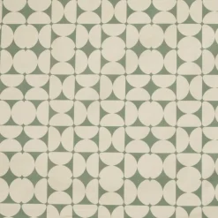 Nappe rectangulaire coton enduit (150 x 350 cm) Sofia Verte