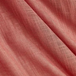 Paire de voilages passe-tringle effet lin (70 x 200 cm) Robin Terracotta