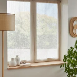 Paire de voilages passe-tringle (60 x 90 cm) Arthur Beige