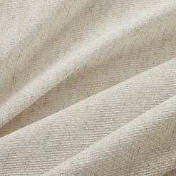 Paire de voilages passe-tringle effet lin (60 x 120 cm) Luca Beige