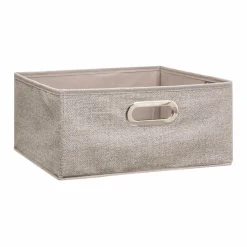 Panier de rangement (31 x 15 cm) Helena Beige chiné