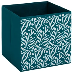 Panier de rangement (31 x 31 cm) Olivia Bleu