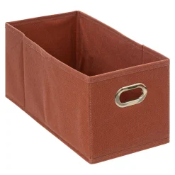 Panier de rangement (15 x 31 cm) Helena Terre de Sienne