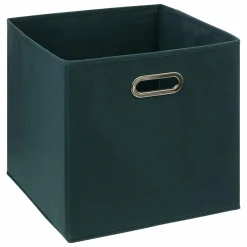 Panier de rangement (31 x 31 cm) Helena Bleu pétrole