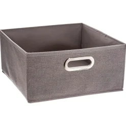 Panier de rangement (31 x 15 cm) Helena Gris clair