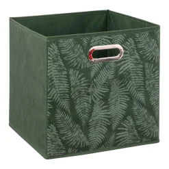 Panier de rangement (31 x 31 x 31 cm) Herbier Vert