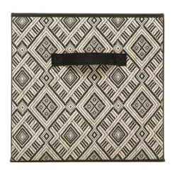 Panier de rangement Ethnique Noir et blanc