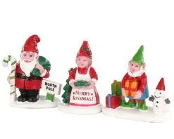 Personnages Lemax Nains de jardin