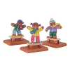 Personnages Lemax Pain d'épices en skateboard