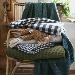 Plaid canapé matière recyclée (180 x 220 cm) Gabin Camel