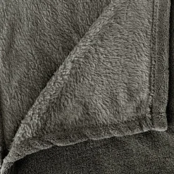 Plaid doux (180 cm) Tendresse Gris