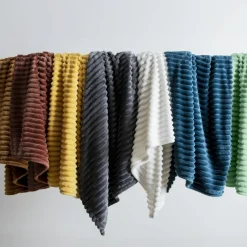 Plaid doux (180 x 220 cm) Dune Vert sauge