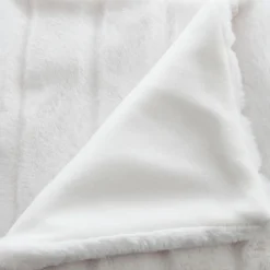 Plaid doux (120 x 160 cm) Manoir Blanc