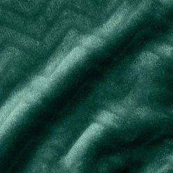 Plaid doux flanelle (180 x 230 cm) Zag Vert