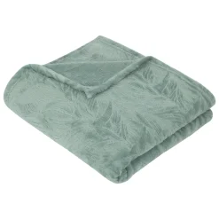 Plaid doux flanelle (125 x 150 cm) Ryo Bleu