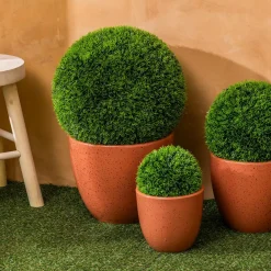 Plante artificielle (D16 cm) Boule de buis Carly