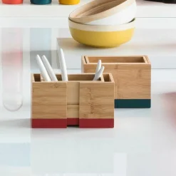 Pot range couverts extensible Modern Blanc