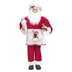 Père Noël traditionnel (H120 cm) Gautier le cuisinier