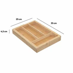 Range-couverts Bambou extensible Bois