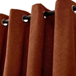 Rideau bouclette (140 x 260 cm) Winona Terracotta