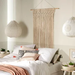 Rideau de fil (90 x 200 cm) Macram Beige