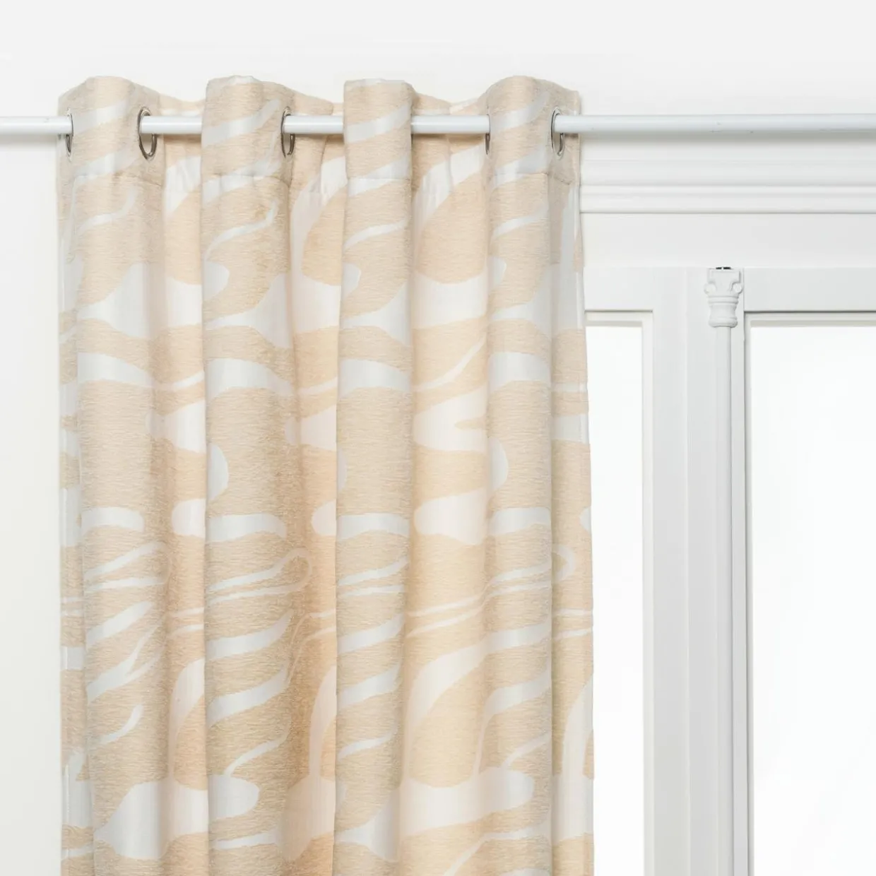 Rideau œillets (140 x 260 cm) Madini Beige