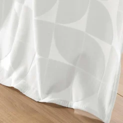 Rideau œillets velours (135 x 260 cm) Geolia Blanc